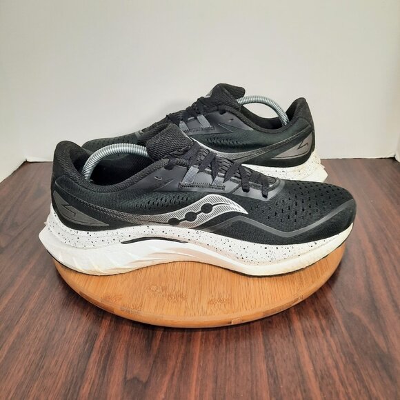 Saucony Endorphin Speed 4 Mens Size 10.5 Shoes Black White Road Running Sneakers - Picture 5 of 10